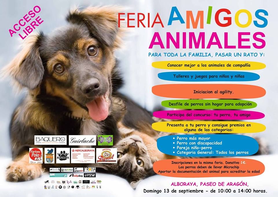 FERIA AMIGOS ANIMALES ALBORAYA, septiembre 2015